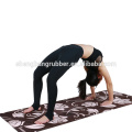 2018 New style suede surface Ultra Absorbent Microfiber natural tree print rubber yoga mat factory price